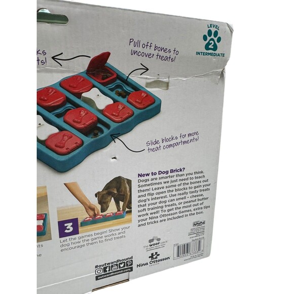 Dog Treat Puzzle‎ Outward Hound 20 Hidden Treat Compartments Skill Level 2 - Picture 12 of 12